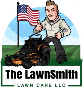 Lawn Service Logo with custom character